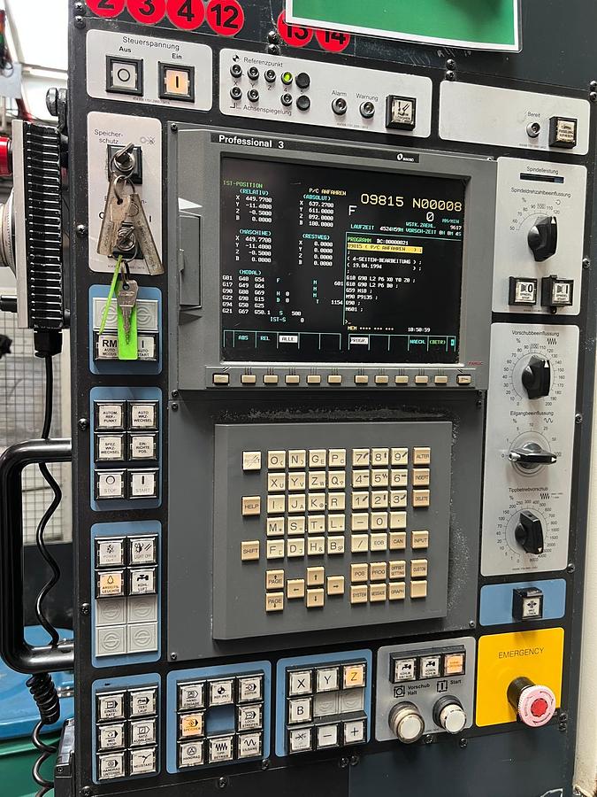 Gebraucht Horizontales Bearbeitungszentrum MAKINO A88E A188