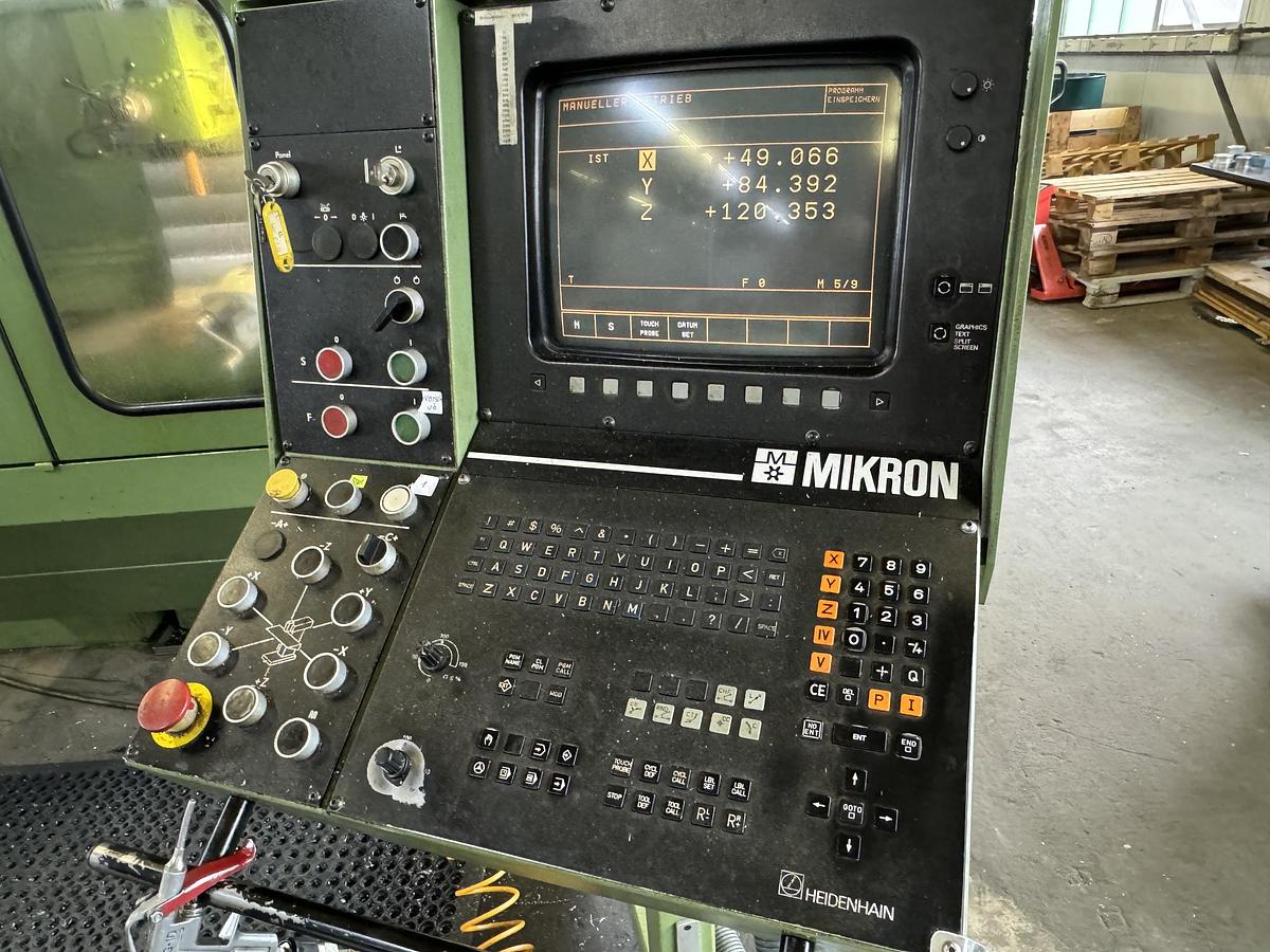 Gebraucht CNC Fräsmaschine MIKRON WF21D / TNC