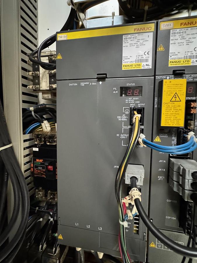 Gebraucht FANUC CNC Module Paket – Servo Amplifier, Spindle Amplifier & Netzteile
