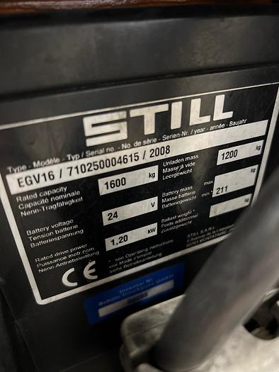 Gebraucht Elektro Ameise Stapler STILL EGV 16
