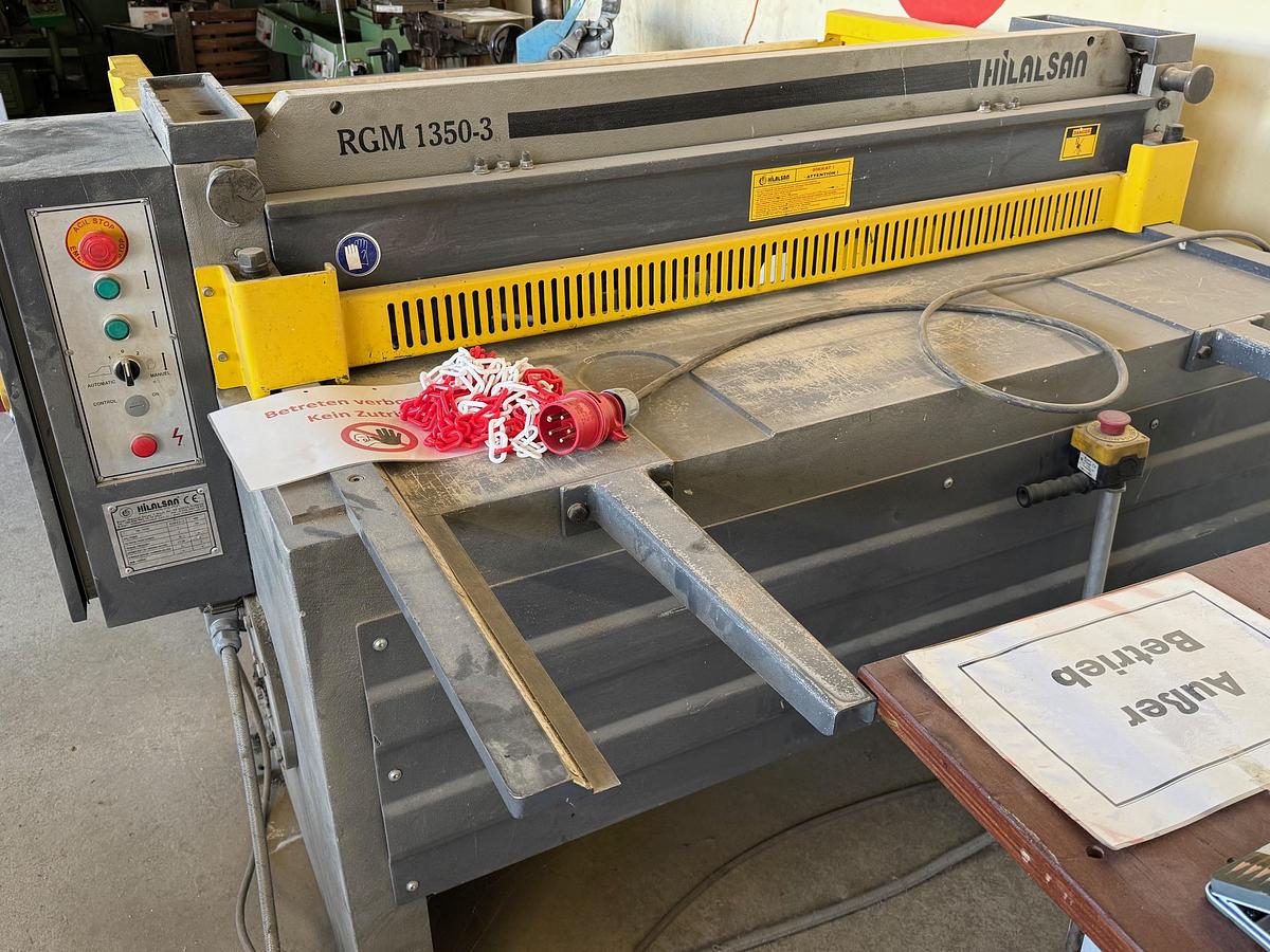 Gebraucht Guillotine-/Schlagschere HILALSAN RGM 1350-3