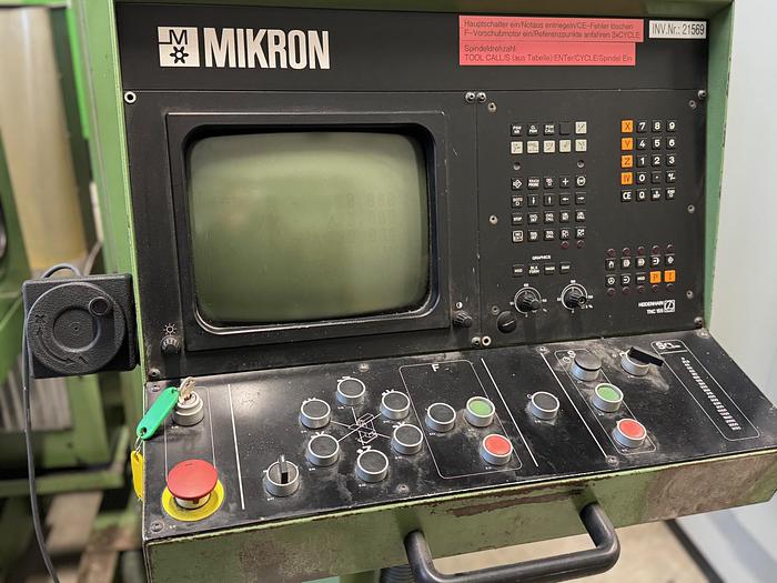 Gebraucht CNC Werkzeugfräsmaschine MIKRON WF 21 C