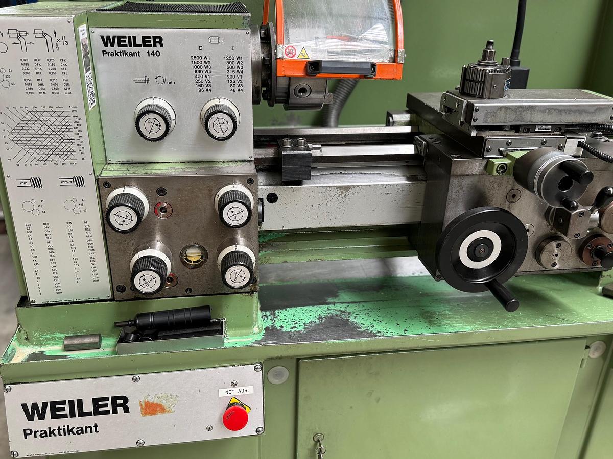 Gebraucht Drehmaschine Konventionell WEILER Praktikant 140 B