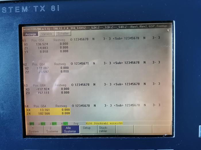 Gebraucht CNC Langdreher TRAUB TNL 12 K