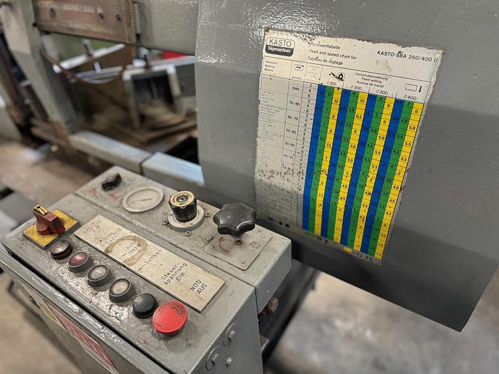 Gebraucht Bandsäge Halbautomatisch Kasto SBA 260/400U