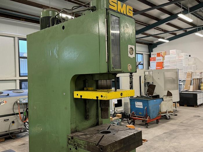 Gebraucht Hydraulische Einständerpresse SMG HOP 25 / C 100