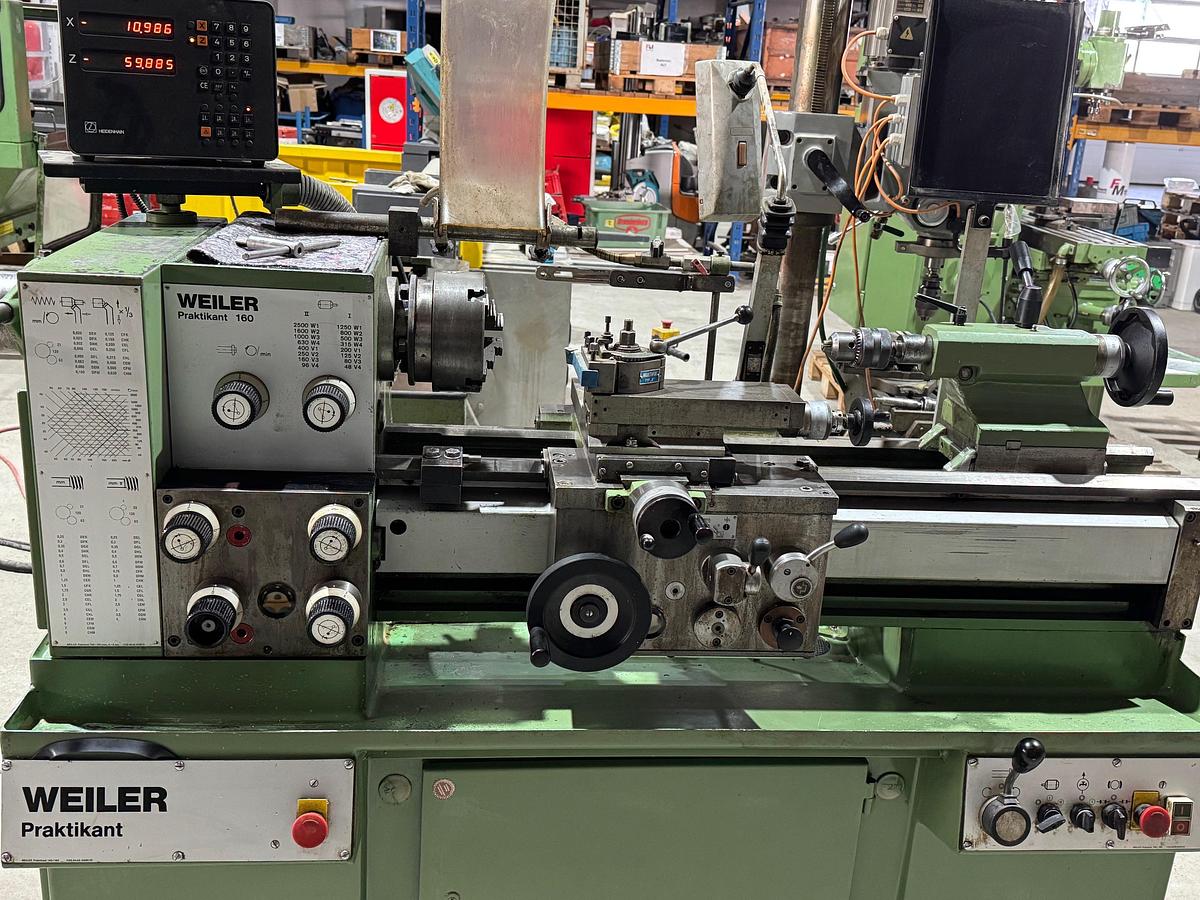 Gebraucht Universal-Drehmaschine (konventionell) WEILER PRAKTIKANT Typ B