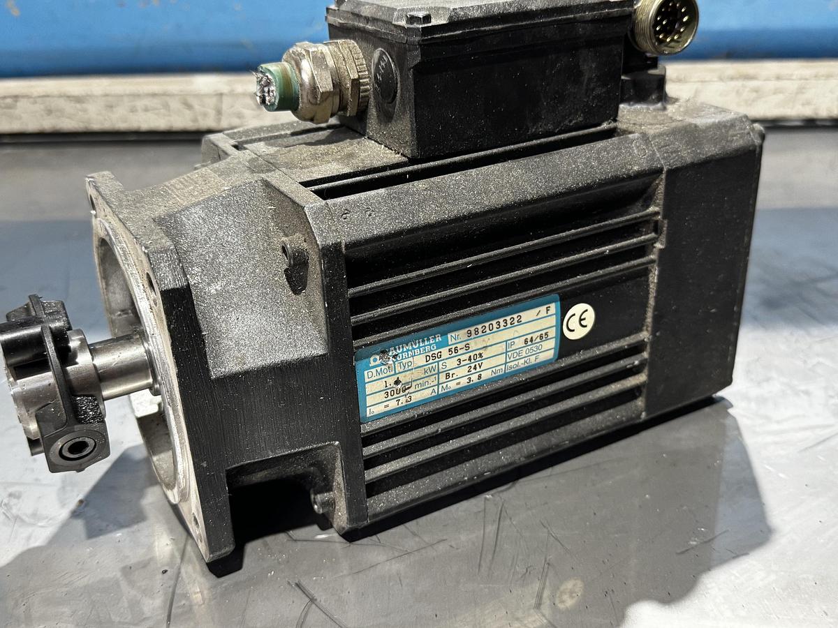 Gebraucht Baumüller DSG 56-S Dreiphasen-Synchron-Servomotor