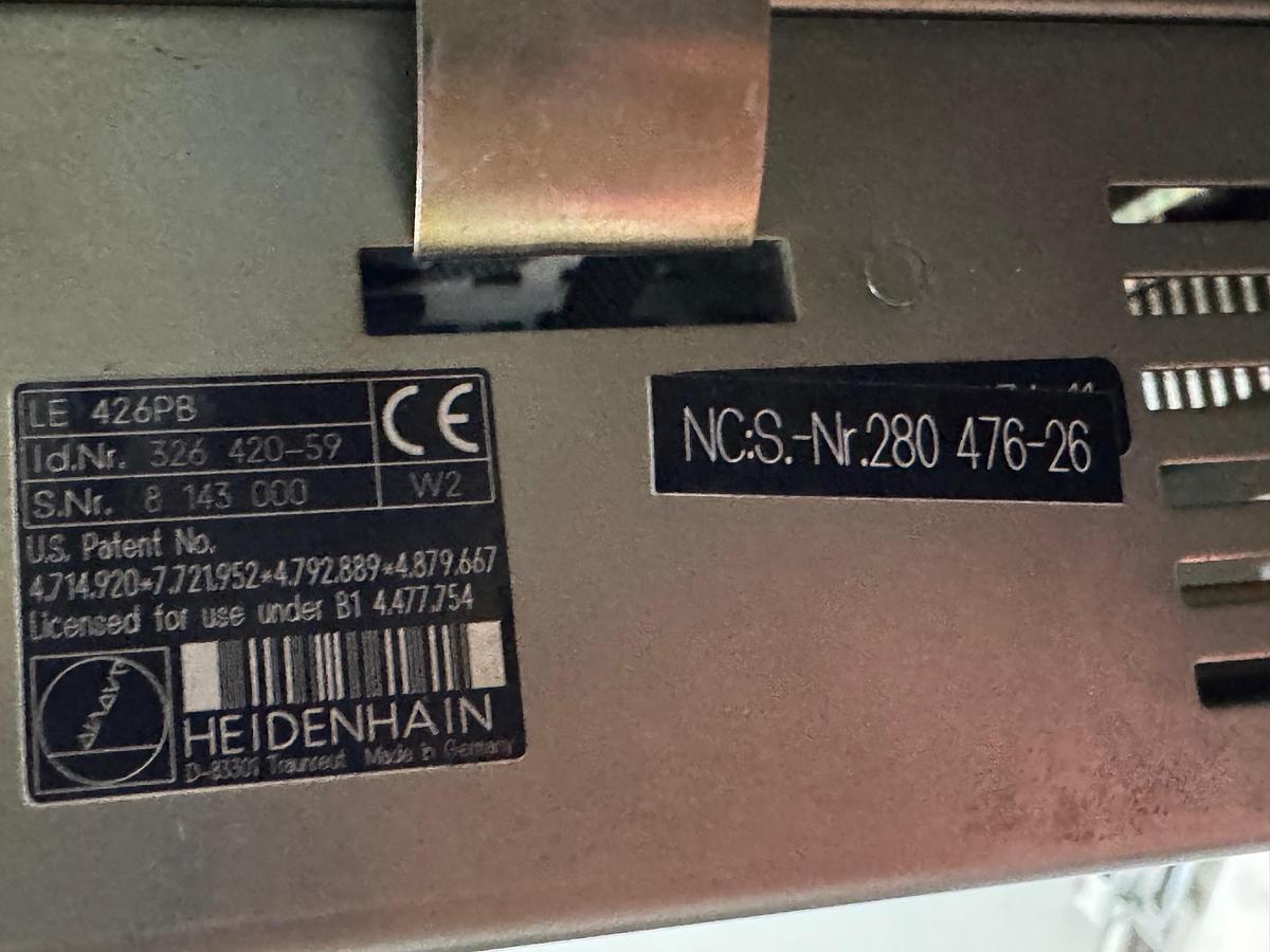 Gebraucht HEIDENHAIN TNC 426 CNC-Steuerung + SIEMENS SIMODRIVE 611 Antriebstechnik