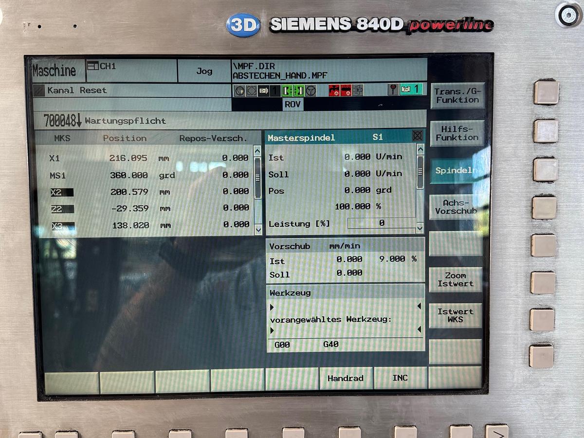 Gebraucht CNC Drehmaschine GILDEMEISTER DMG MSL 60/7