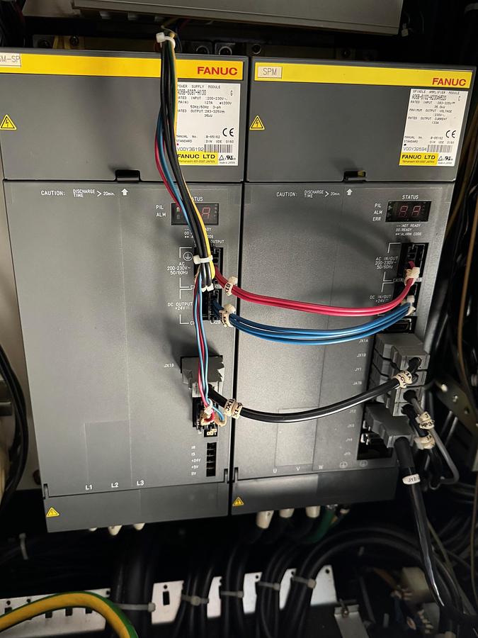 Gebraucht FANUC CNC Module Paket – Servo Amplifier, Spindle Amplifier & Netzteile
