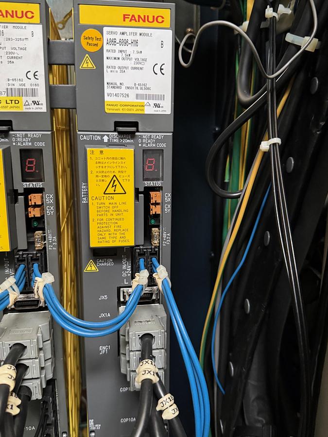 Gebraucht FANUC CNC Module Paket – Servo Amplifier, Spindle Amplifier & Netzteile