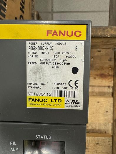 Gebraucht POWER SUPPLY MODULE A06B-6087-H137 B