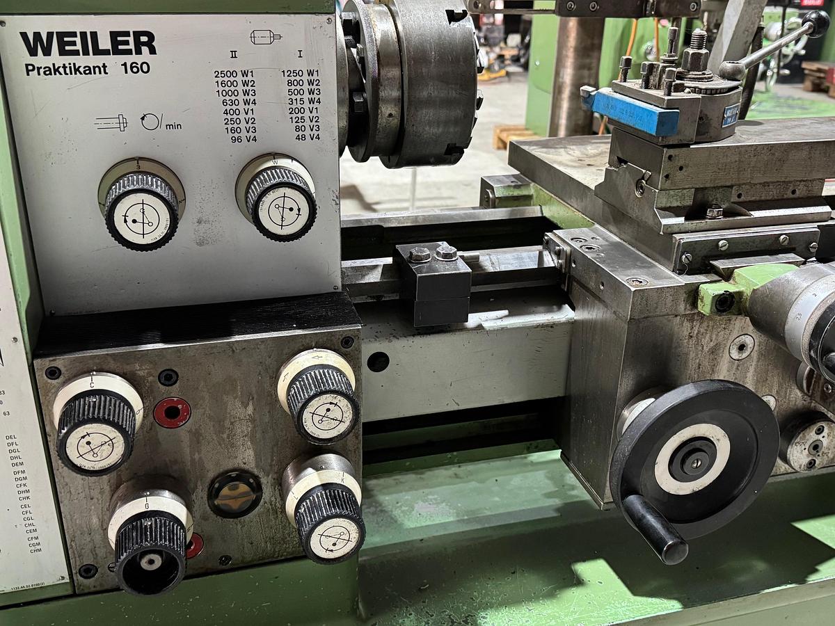Gebraucht Universal-Drehmaschine (konventionell) WEILER PRAKTIKANT Typ B