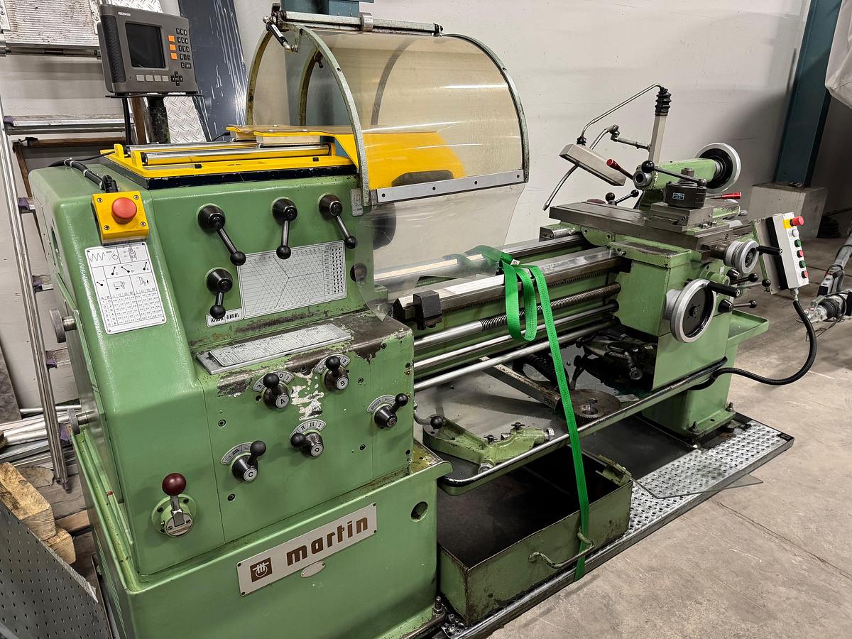 Gebraucht Leit-& Zugspindeldrehmaschine MARTIN KM 200 x 1000