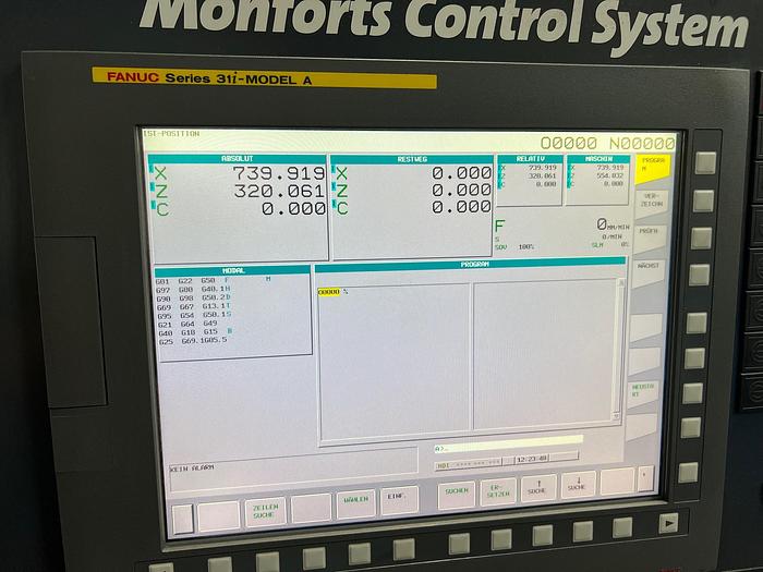 Gebraucht CNC Drehmaschine MONFORTS MHC PICKUP