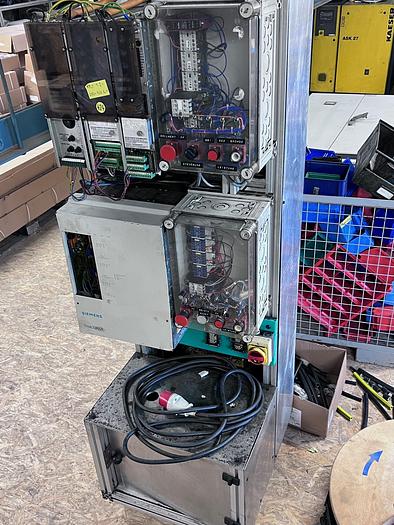 Gebraucht Motorenprüfstand für Servomotoren  mit SIEMENS Antrieb SIMODRIVE und INDRAMAT Antrieben