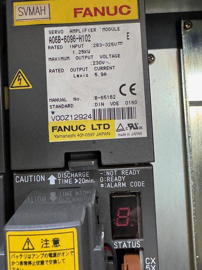 Gebraucht FANUC CNC Module Paket – Servo Amplifier, Spindle Amplifier & Netzteile