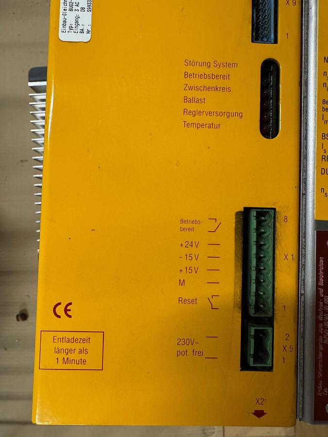 Gebraucht Gleichrichtergerät  BAUMÜLLER  Typ: BUG2-60-31-B-010