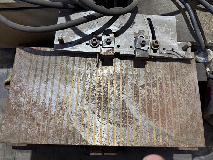 Gebraucht 2 Magnetspannplatten für Flachschleifmaschinen