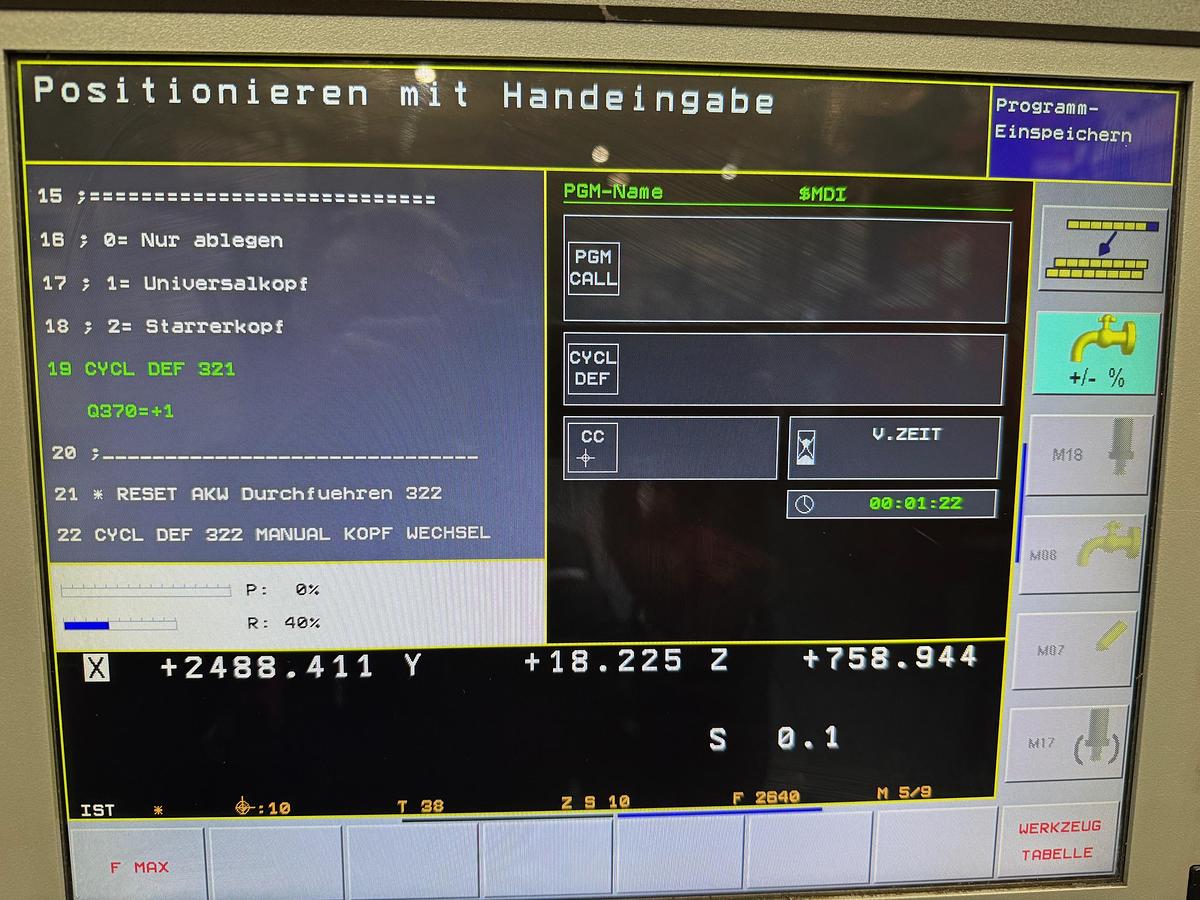 Gebraucht CNC Universalportalbearbeitungszentrum FPT Industrie S.p.A. Modell: DINO DV28T2208