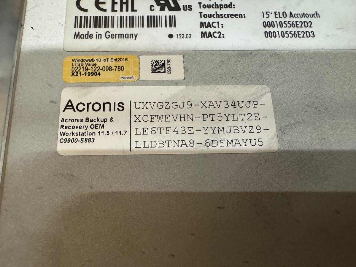 Gebraucht BECKHOFF Steuerung für MESSER GRIESSHEIM Schneidanlage CP7202-1067-0050-E