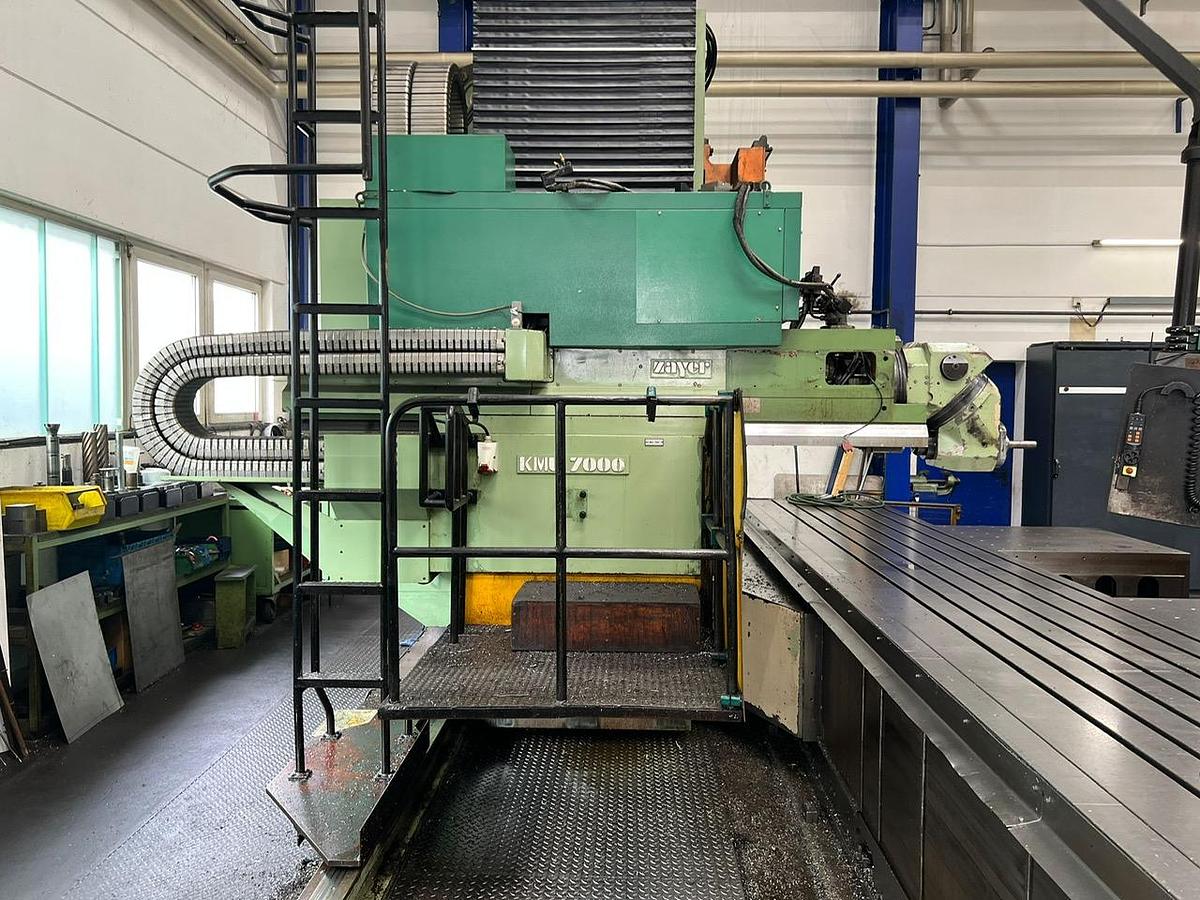 Gebraucht CNC Bettfräsmaschine ZAYER KMU 7000