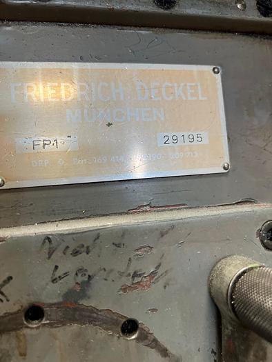 Gebraucht Universalwerkzeugfräsmaschine DECKEL FP 1