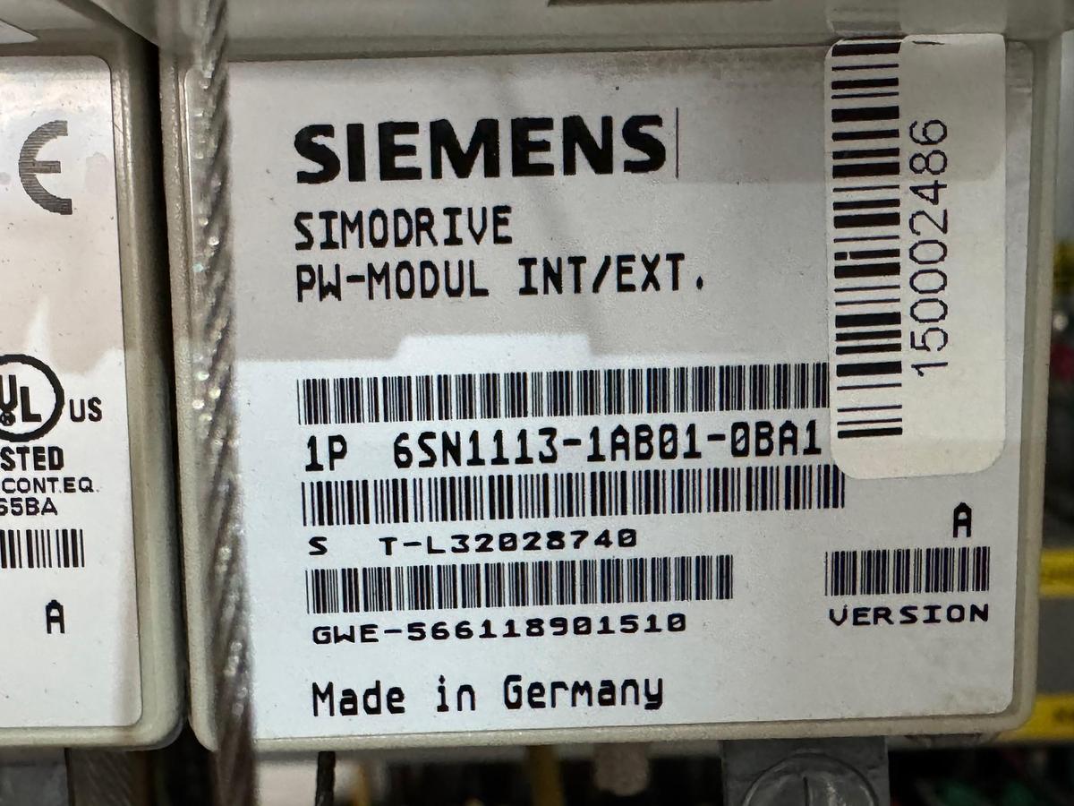 Gebraucht HEIDENHAIN TNC 426 CNC-Steuerung + SIEMENS SIMODRIVE 611 Antriebstechnik