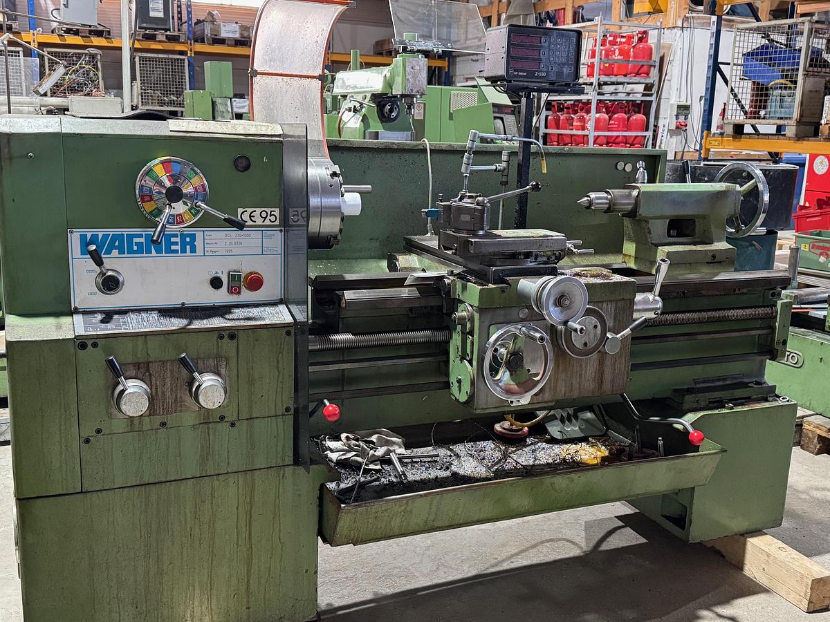 Gebraucht Konventionelle Leit‑ & Zugspindel‑Drehmaschine  WAGNER DCE 230X1000