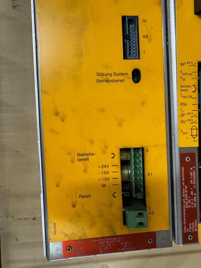 Gebraucht BAUMÜLLER Gleichrichtergerat BUG2-60-30-B-003