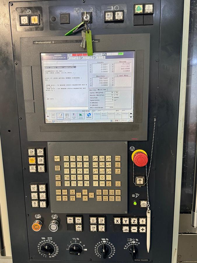 Gebraucht Bearbeitungszentrum Horizontal MAKINO A51 NX