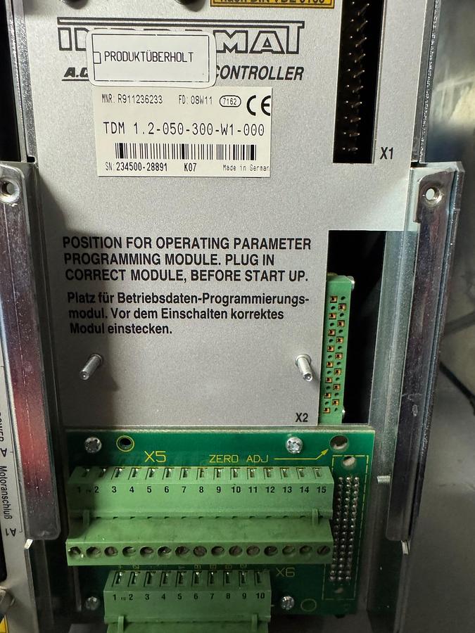 Gebraucht INDRAMAT Ersatzteile  Antriebsregler  Servoverstärker  A.C. Servo Achsmodule