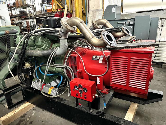Gebraucht Notstromaggregat 140kVA mit Mercedes Benz V8 Diesel Motor