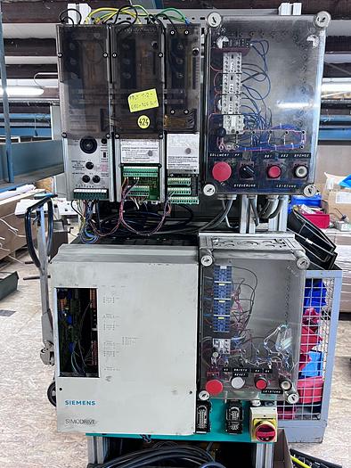 Gebraucht Motorenprüfstand für Servomotoren  mit SIEMENS Antrieb SIMODRIVE und INDRAMAT Antrieben