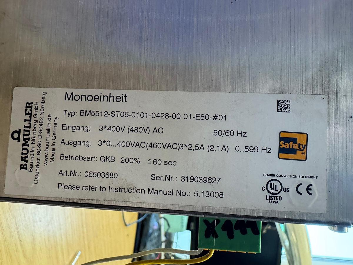 Gebraucht BAUMÜLLER  Typ: BM5512-ST06-0101-0428-00-01-E80-#01