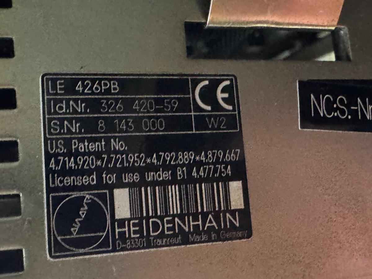 Gebraucht CNC Steuerung HEIDENHAIN TNC 426 mit SIEMENS Antriebsreglern