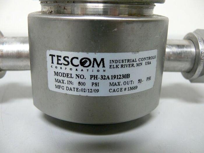 Used Tescom PH-32A 191230B 500PSI Pressure Reducing Regulator