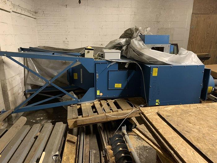 Used 2007 AIRFLOW SYSTEMS, Electrostatic Dust Collector Model: DC6-H55-BLOCK-OFF GATE-PG10-EXTHE