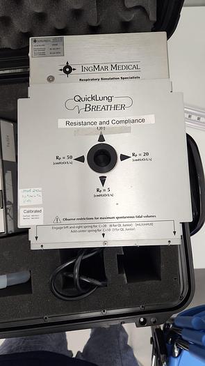 Used IngMar Medical QuickLung® Breather ASL 5000