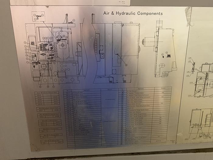 Used KIWA KH45 4 AXIS 400MM HORIZONTAL MACHINING CENTER