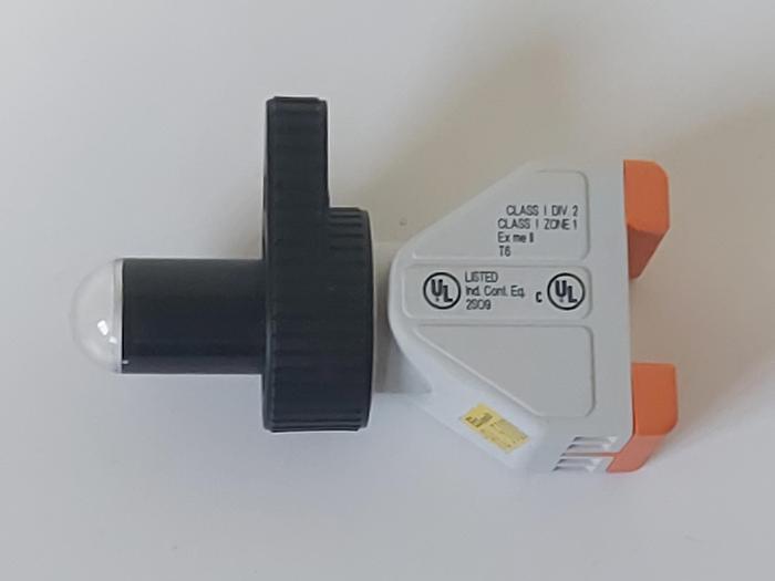 Ex Leuchtmodul + Vorsatz, Rot, 07-3343-1110 + 05-0003-0013, Bartec neu