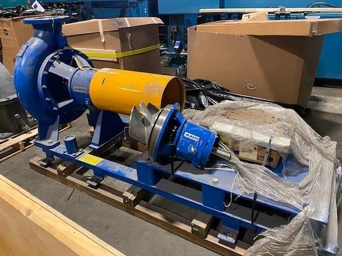 Used ABS MODEL  BA 10 X 8-19  CENTRIFUGAL PUMP UNUSED SPARE UNIT S/S