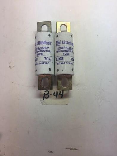 LITTELFUSE POWR-GARD L70S- 70 AMP, FUSES- LOT 0F 2 FAST SHIPPING!