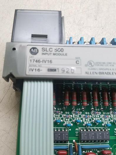 Used ALLEN-BRADLEY SLC 500 INPUT MODULE 1746-IV16 SER C
