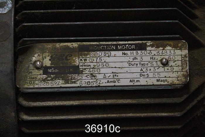 Used Renold Gear Drive 69.14/1 Ratio, 6857199 #36910