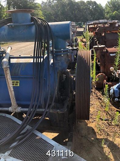 Used Nash CL2002 Vacuum Pump, 2000 CFM With 8 Belt Pulley #43111