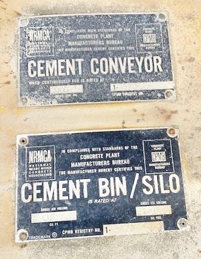 Used 200Bbl Portable Vince Hagan Cement Silo