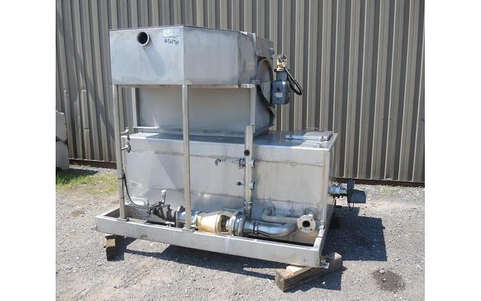 Used USED ROTO STRAINER, 25'' X 48'' , STAINLESS STEEL