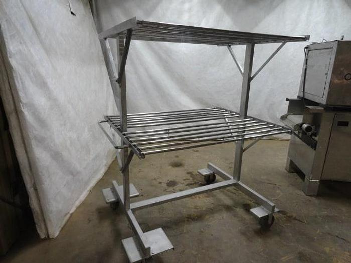 Used Stainless Steel Nesting Racks w/ 50" Smoke Sticks